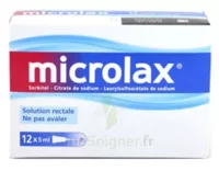 Microlax Sorbitol Citrate Et Laurilsulfoacetate De Sodium S Rect En Récipient Unidose 12récip-unidoses-can/5ml à Paris