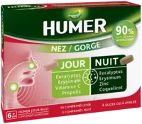 Humer Nez/gorge Jour&nuit 15 Comprimés à Paris