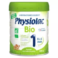 Physiolac Bio 1 Lait En Poudre B/800g à Paris